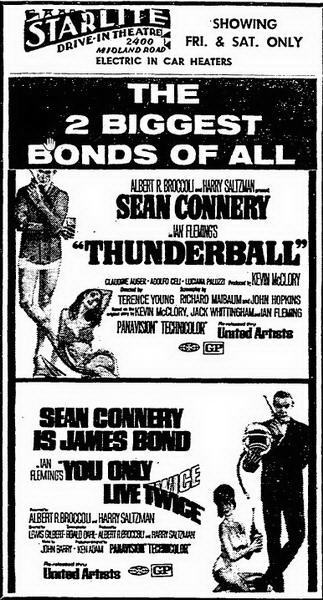 Starlite Drive-In Theatre - Dec 22 1972 Ad (newer photo)